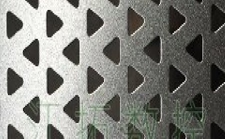 三角形孔不銹鋼沖孔網