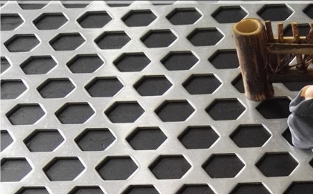 六邊形鋁板沖孔網