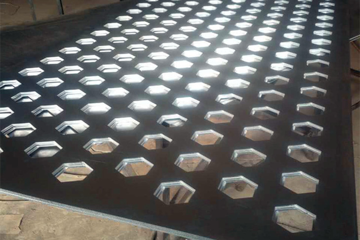 六邊形鋁板沖孔網